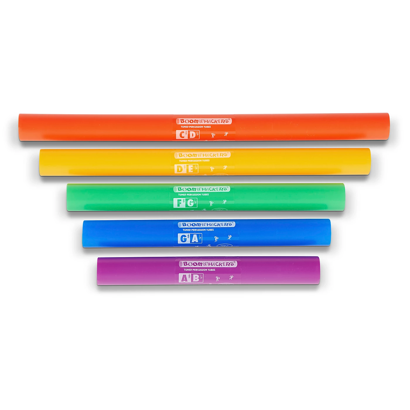 Buy 🔔 Boomwhackers 5-Note Chromatic Set (Upper Octave) Boomwhackers Tuned Percussion Tubes 🌟