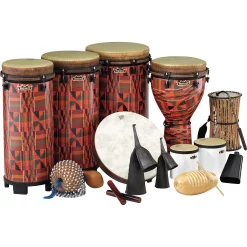 Cheap 🛒 Remo Remo World Music Drumming Packages Package A - 51 Instruments 🔥