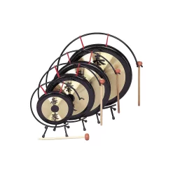 New 🎉 Rhythm Band Rhythm Band Oriental Table Gongs 12 In. Gong Rb1072 ✔️