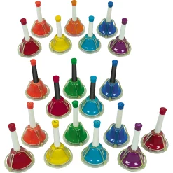 Coupon 😀 Rhythm Band Rhythm Band Kid's Play 20-Note Hand/Desk Bell Set ✨