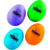 Best deal ???? Nino Nino Plastic Egg Shaker 4 Piece Assortment Aubergine/Grass Green/Orange/Sky Blue ????