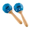 Cheapest ✨ Nino Nino Wood Maracas Blue/White Polka Dots Small 🌟