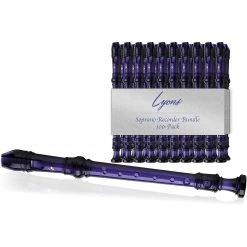 Buy 😀 Lyons Lyons Soprano Recorder Value Bundle 100-Pack Transparent Purple 🛒