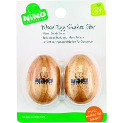 Wholesale ⭐ Nino Nino Natural Wood Egg Shaker Pair, Small 🤩