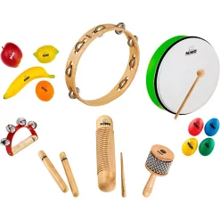 Cheapest ❤️ Nino Nino 15-Piece Mixed Small Percussion Set With Tambourine ✨