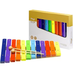 Promo 🎉 Stagg Stagg Xylophone 12-Keys - Rainbow Color ⌛