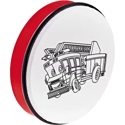 Coupon 🛒 Nino Nino Customizable ABS Hand Drum With Fire Truck Design 🥰
