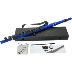 Coupon 😀 Nuvo Nuvo Student Flute 2.0 Metallic Blue/Black 💯