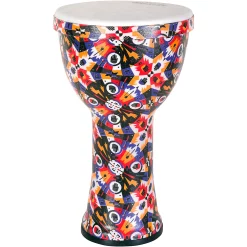 Promo ❤️ RhythmTech RhythmTech Rhythm Village Benkadi Club Series 9 In. Djembe 17 X 8 In. Benkadi Burst 🎉